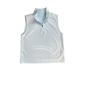 Hickey Freeman Mens Sleeveless Golf Polo Shirt Athletic‎ Vest Blue sz L